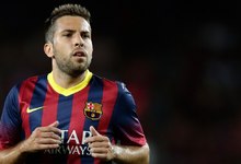 Jordi Alba, durante un partido con el FC Barcelona. | Cordon Press/Archivo