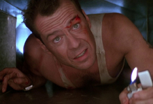 Bruce Willis en La Jungla de Cristal (1988)