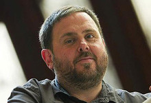 Oriol Junqueras posa durante la entrevista | EFE