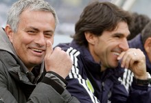 Aitor Karanka y Jos Mourinho, durante su etapa en el Real Madrid. | Archivo
