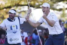 Martin Kaymer, el hroe de Europa en la Copa Ryder. | EFE