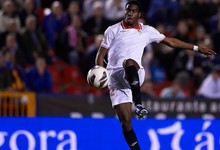 Kondogbia, durante un encuentro con el Sevilla esta temporada. | EFE
