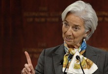Christine Lagarde la pasada semana en Nueva York | EFE