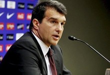 Joan Laporta, durante su etapa como presidente del Barcelona. | EFE