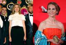 Cristina, en una imagen de los premios en 2008, y Elena, en una de 2010.