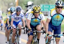 Levi Leipheimer y Lance Arsmtrong, juntos en el Astana. | EFE