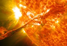 upcin solar recogida por el satlite SDO de la NASA / NASA Goddard Space Flight Center 