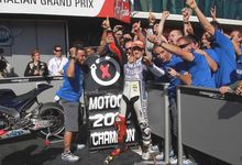 Jorge Lorenzo celebra el campeonato del mundo. | Cordon Press