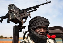 Un solado maliense en Diabaly. | Cordon Press