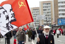 Nostlgicos del rgimen totalitario sovitico en Mosc | Cordon Press