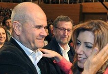Manuel Chaves y Susana Daz durante el Congreso del PSOE en Granada | EFE
