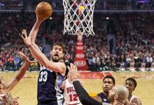 Marc Gasol, durante el partido contra los Bulls de Chicago. | Cordon Press
