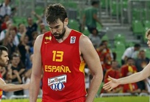 Marc Gasol, decepcionado con la derrota de Espaa ante Italia. | EFE