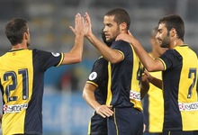 Mario Surez celebra su gol con el Atltico. | EFE