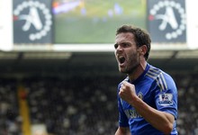 Mata celebra un gol con el Chelsea. | Archivo