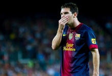 Leo Messi, durante un partido de Liga. | Archivo