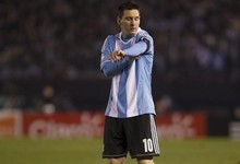 Leo Messi, durante el partido de la seleccin argentina. | EFE