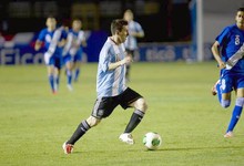 Messi, durante el partido frente a Guatemala. | EFE