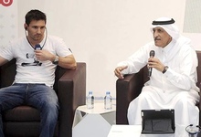 Leo Messi, de visita en Qatar. | EFE