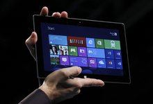 La tableta Surface en la presentacin de Microsoft el 25 de octubre. | 