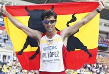 Miguel ngel Lpez celebra la medalla de bronce | Efe