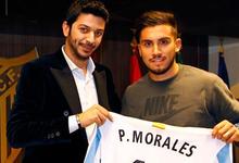 Pedro Morales, nuevo jugador del Mlaga. | malagacf.es
