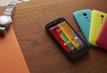 El Moto G en cuatro de los siete disponibles. | Motorola