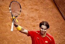 Rafa Nadal celebra su triunfo ante Sergiy Stakhovsky. | EFE