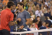 Djokovic felicit a Nadal tras su victoria en la final del Abierto de Estados Unidos. | EFE