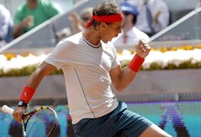 Rafa Nadal celebra un punto en el Masters 1000 de Madrid. | EFE/Archivo
