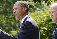 Obama y su vicepresidente, Joe Biden | Efe