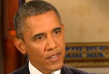 Obama, durante la entrevista en Fox News