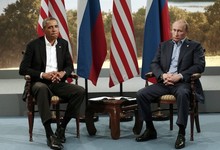 Barack Obama y Vladimir Putin, durante una reunin | Cordon Press