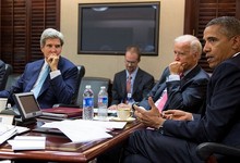 El presidente, durante la reunin en la 'Situation Room'. | White House/Pete Souza 