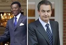 Obiang con el Rey, Aznar, Zapatero y Rajoy | Archivo/EFE