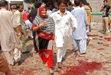 Situaci�n de la zona del atentado horas m�s tarde del tr�gico suceso | EFE