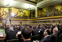 Una conferencia en el Palacio de las Naciones de la ONU | US Mission Geneva