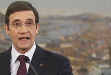 El nuevo primer ministro portugu�s, Pedro Passos Coelho en su comparecencia de este domingo| EFE