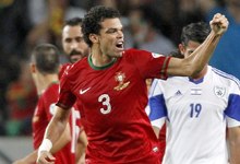 Pepe celebra un gol con la seleccin portuguesa ante Israel. | Cordon Press