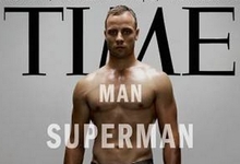 Extracto de la portada de la revista Time con Oscar Pistorius.