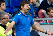 Mauricio Pochettino, en el partido de este domingo ante el Getafe en Cornell�. | Cordon Press