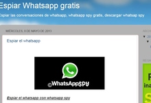 La aplicacin estafa se denominaba WhatsAppSPY. | Polica