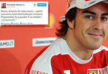Fernando Alonso y el tuit de la discordia