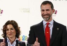 Ana Botella y el Prncipe apoyando los JJOO para Madrid  | EFE