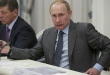 Vladimir Putin, durante una reunin con empresarios en Sochi | Cordon Press