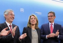 Quiroga, tras ser designada presidenta del PP vasco | EFE