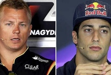 Kimi Raikkonen y Daniel Ricciardo. | Cordon Press