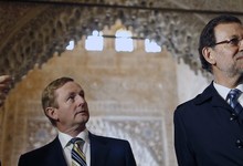 Rajoy, junto al primer ministro irlands en la Alhambra de Granada | Diego Crespo
