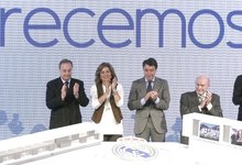 Acto de presentacin de la ampliacin de la Ciudad Deportiva del Real Madrid. | EFE