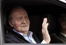 El Rey, tras una visita reciente al hospital | Archivo